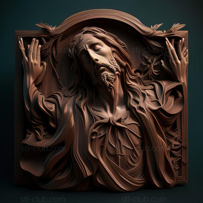 3D model st jesus (STL)